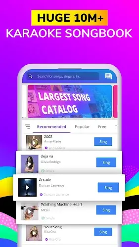 Smule: Karaoke Songs & Videos Screenshot 2