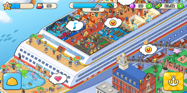 My Cruise: Idle ship Tycoon スクリーンショット 1