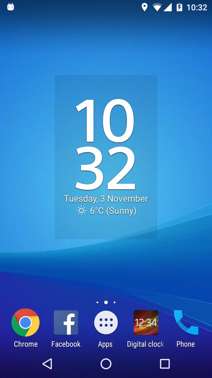 Digital Clock & Weather Widget Tangkapan skrin 2