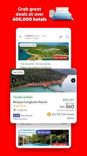 Schermata AirAsia MOVE: Flights & Hotels 1