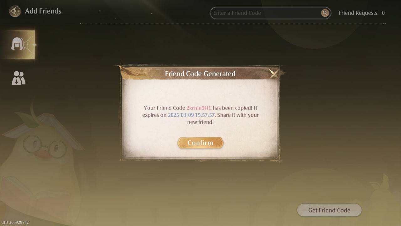 Bạn bè trong Infinity Nikki
