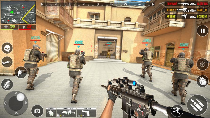 FPS Shooting game 3d gun game 스크린샷 1