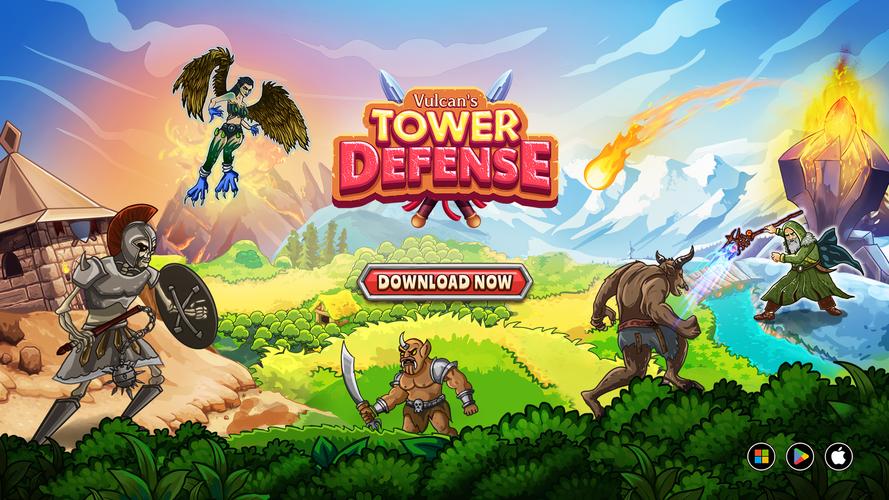 Vulcan's Tower Defense スクリーンショット 0