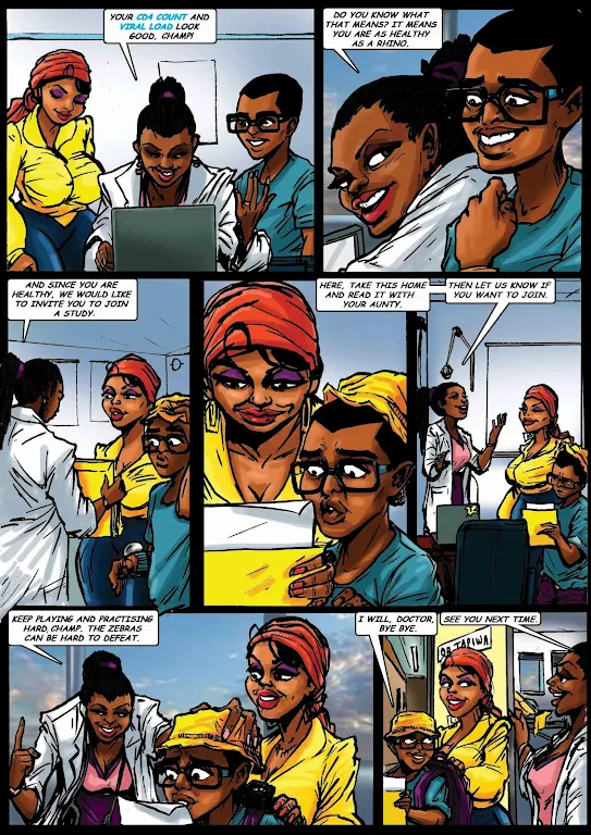 Botswana Baylor Comic Book Setswana Capture d'écran 2