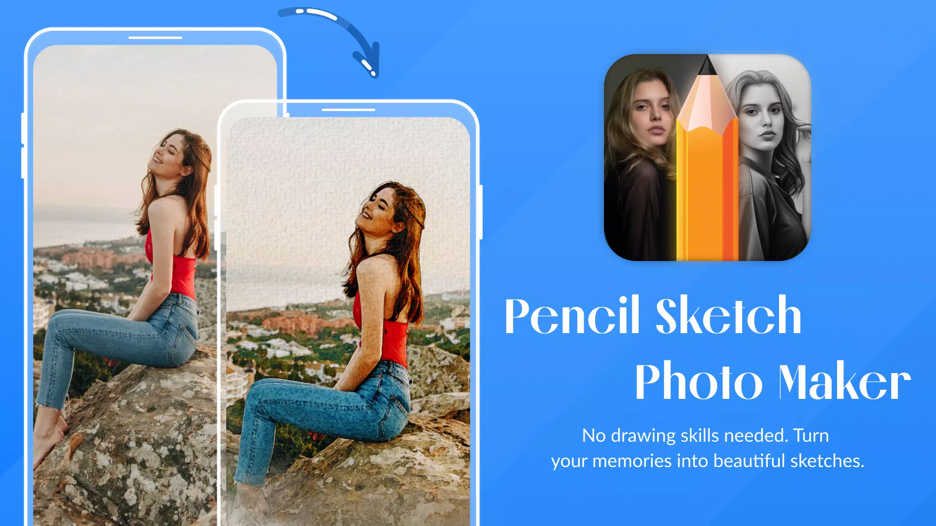 Pencil Sketch Photo Maker Zrzut ekranu 3