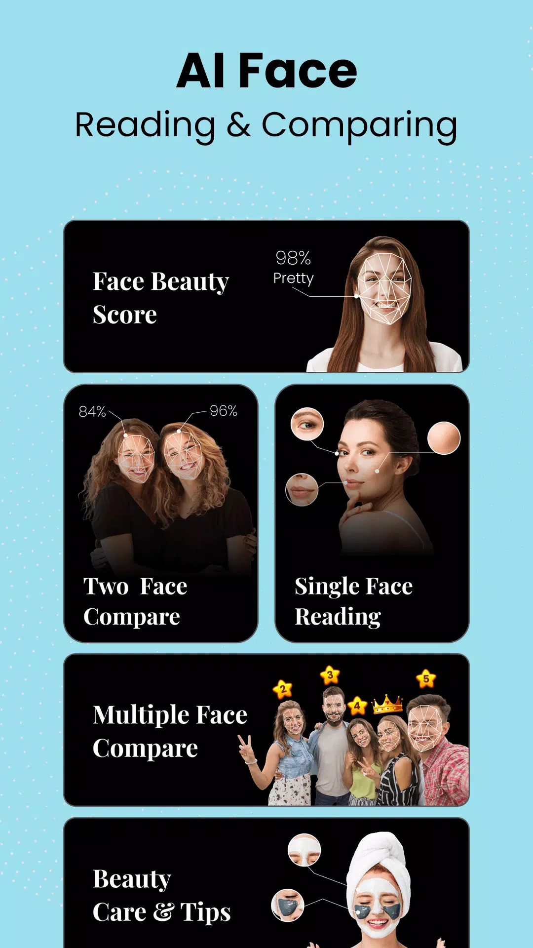 Face Beauty Score Calc & Tips Capture d'écran 2