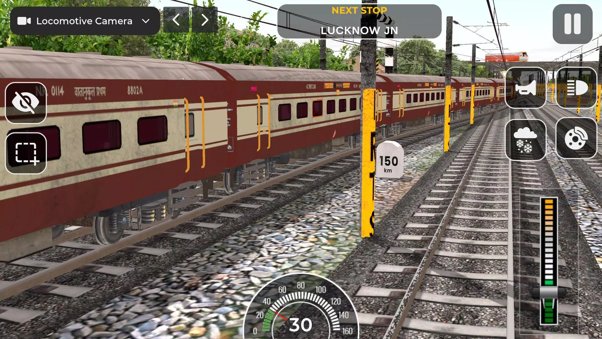 Indian Railway Train Simulator ဖန်သားပြင်ဓာတ်ပုံ 2