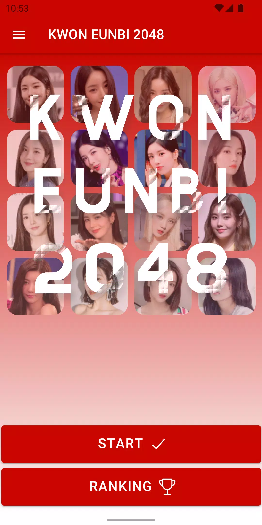 KWON EUNBI 2048 Game Ekran Görüntüsü 0