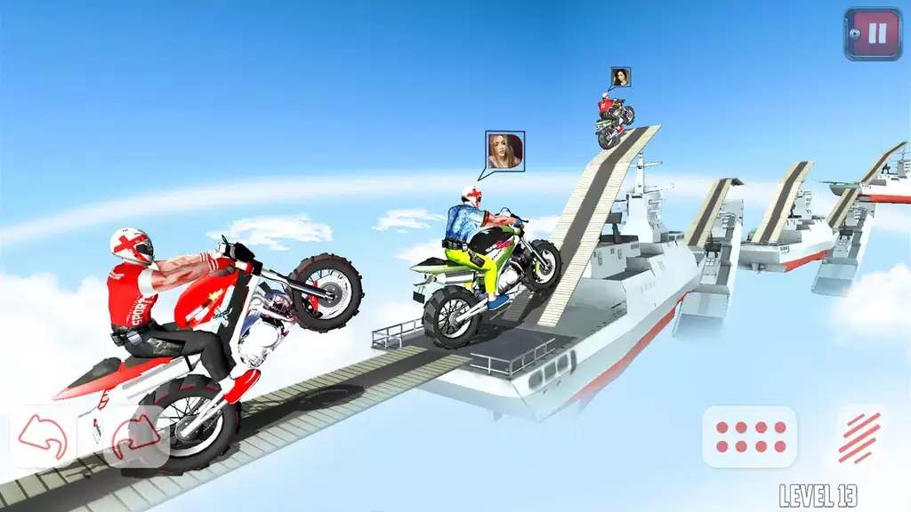 Dirt Bike Moto Real Race Game Captura de pantalla 1