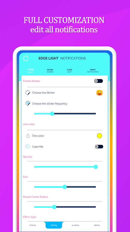 Edge Lighting Notifications Скриншот 1