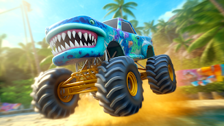 Crazy Monster Truck Stunts Captura de pantalla 1