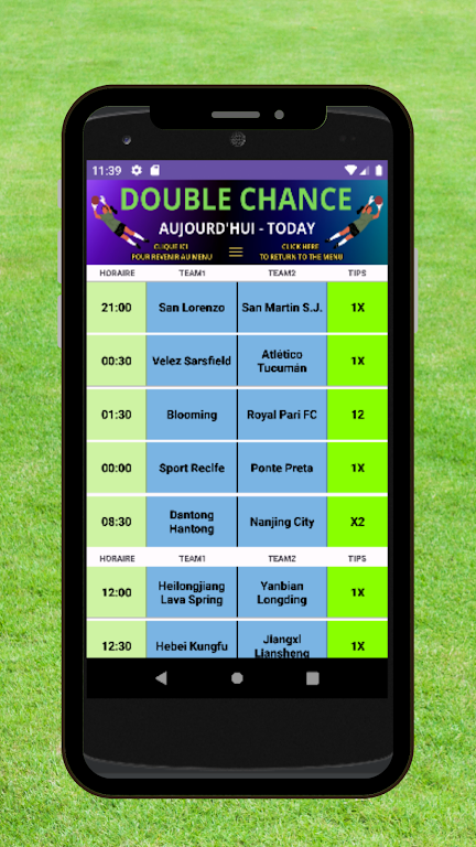 Football Double Chance スクリーンショット 0