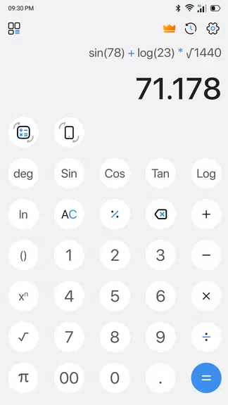 Simple Calculator for Android Tangkapan skrin 1