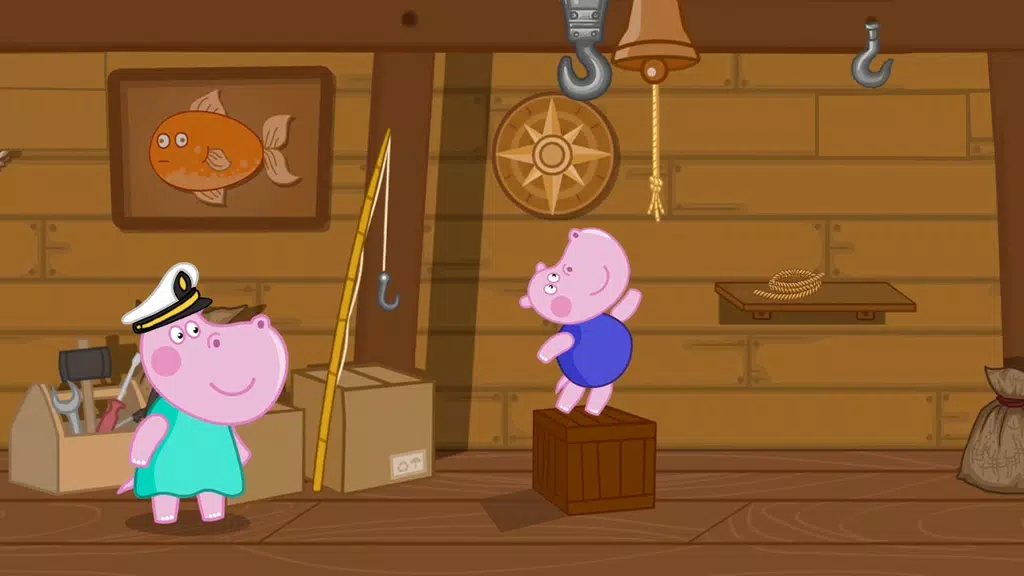 Hippo Adventures: Lighthouse Tangkapan skrin 1