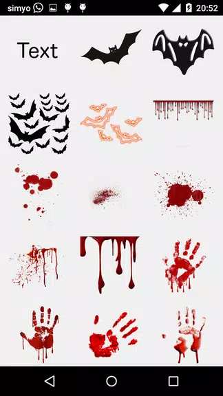 Schermata Halloween Photo stickers 1