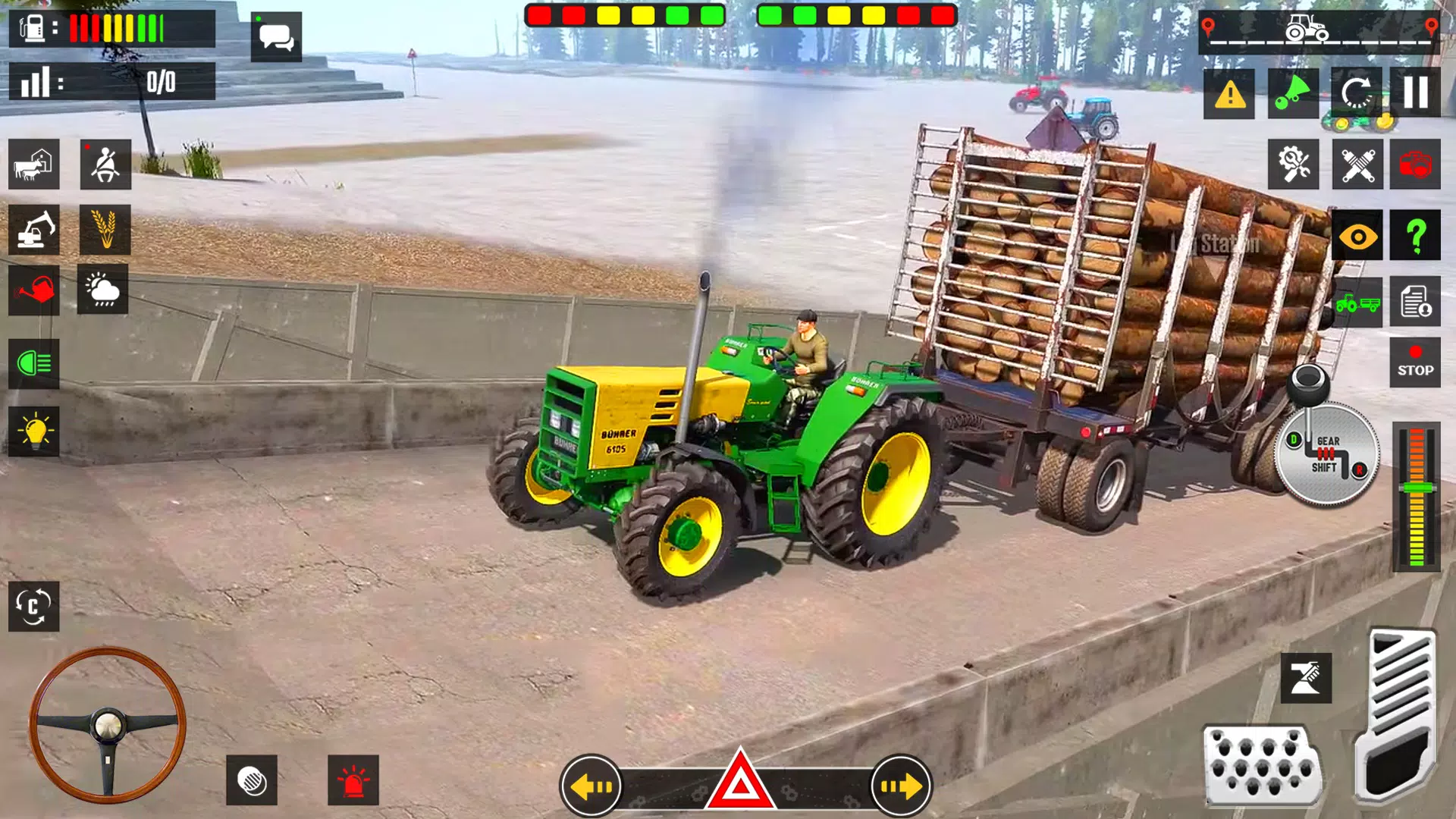 Farming Tractor Game 2023 3D Schermafbeelding 2