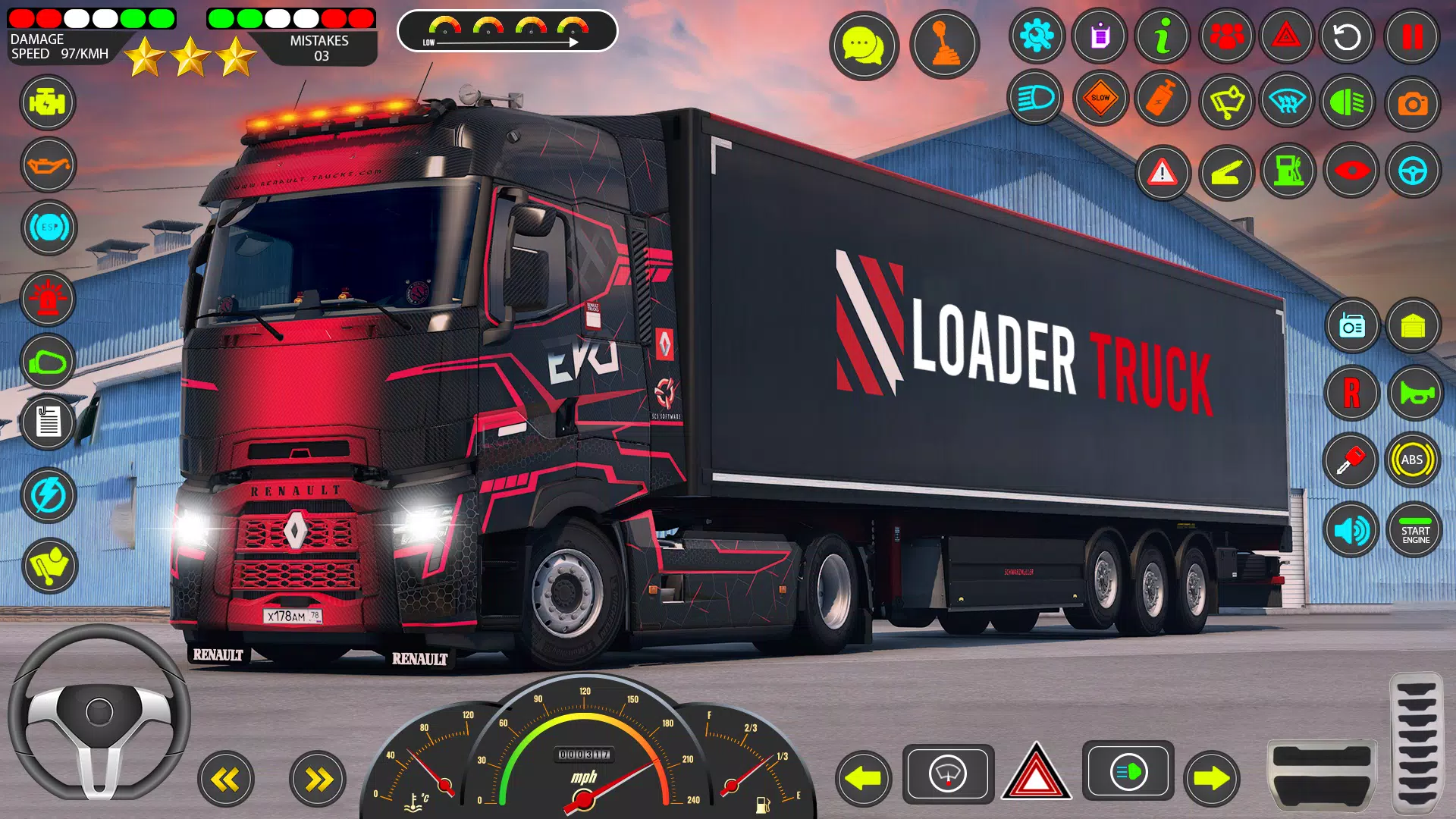 Euro Truck Games Sim 3d স্ক্রিনশট 1