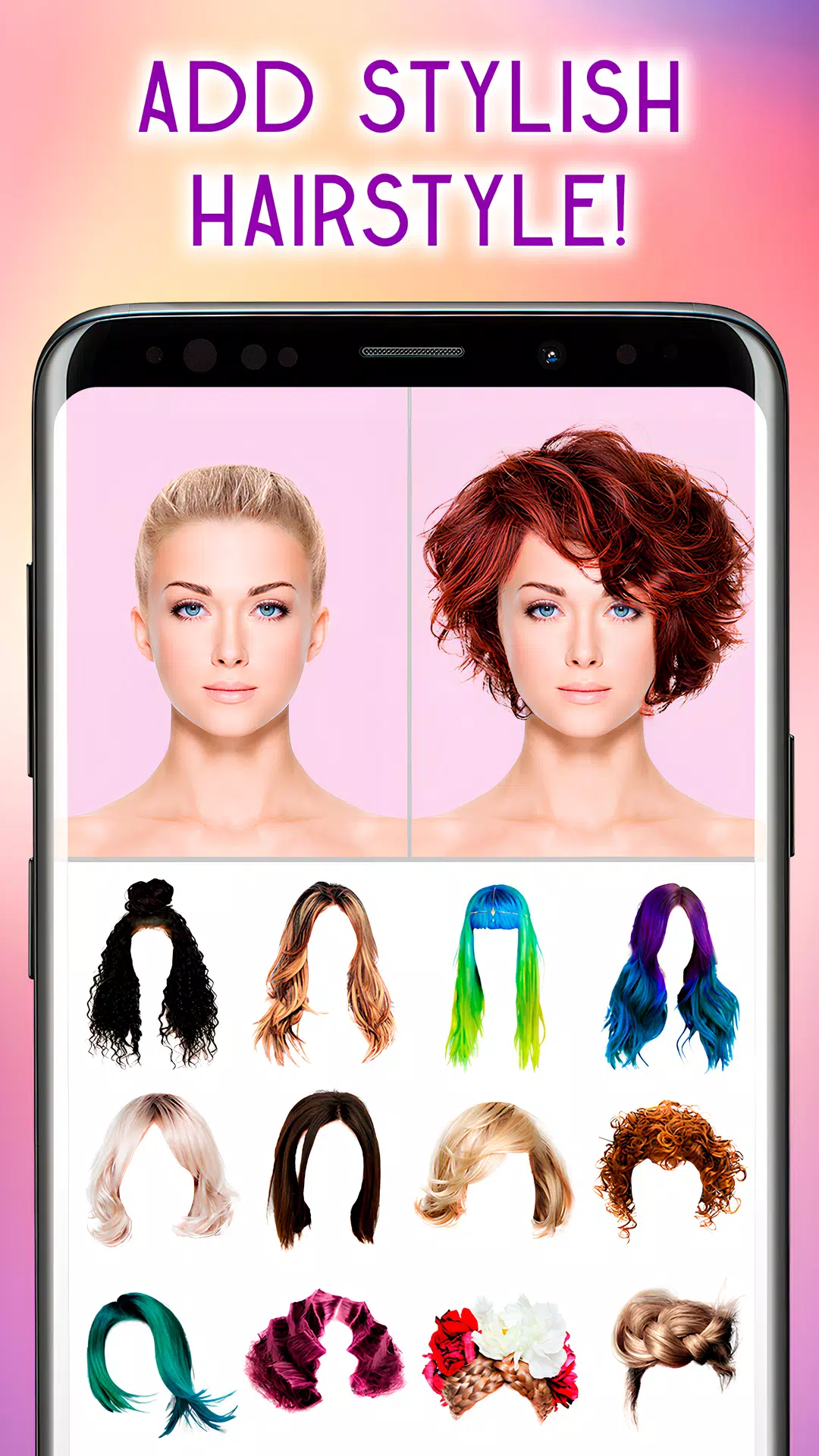 Hairstyles Photo Editor Ảnh chụp màn hình 2