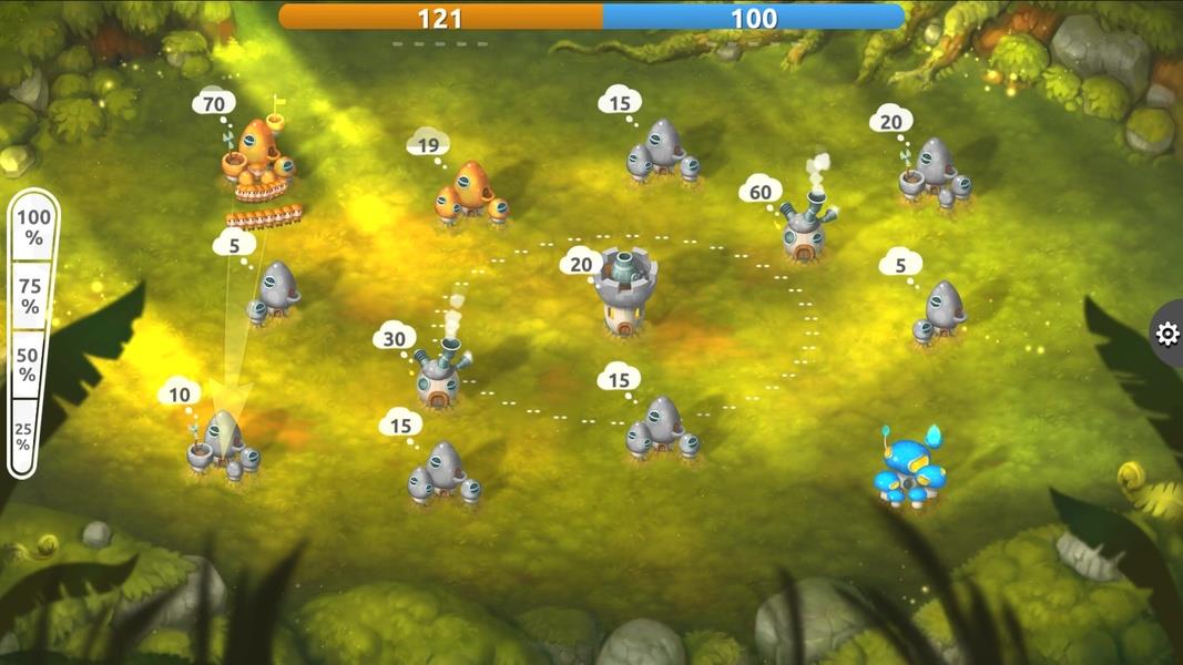 Mushroom Wars 2: RTS Strategy Captura de tela 0