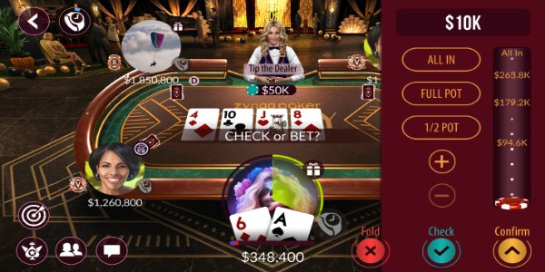 Zynga Poker Mod ဖန်သားပြင်ဓာတ်ပုံ 2