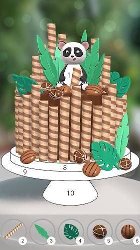 Cake Coloring 3D Captura de pantalla 2