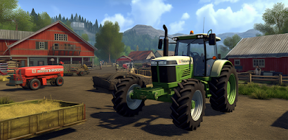 Farmland Tractor Farming Games 스크린샷 0