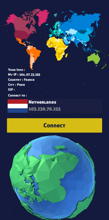 VPN NetherLands - IP for NL Schermafbeelding 2