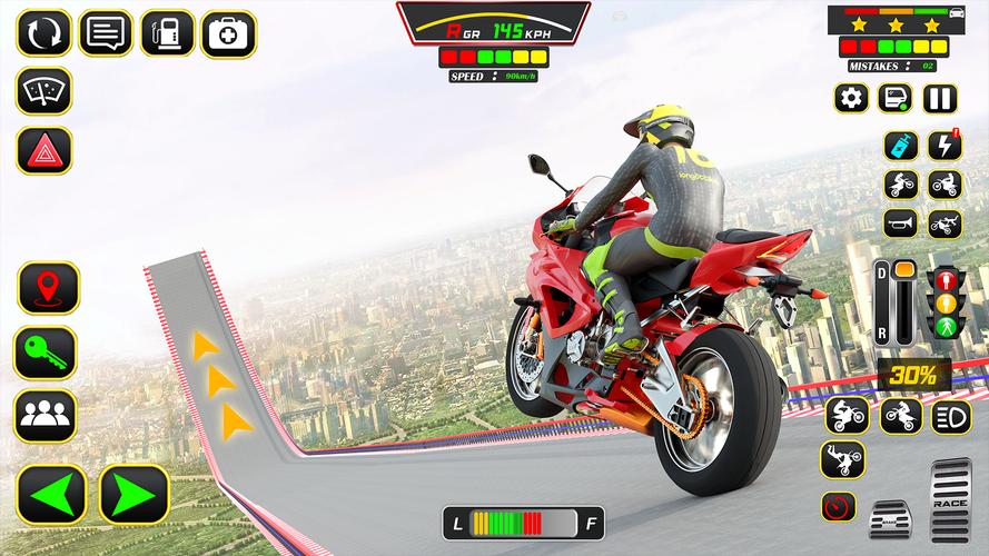 GT Bike Stunt Bike Racing Game Capture d'écran 1