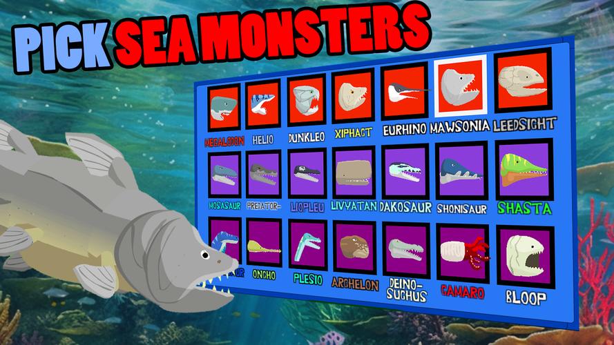 Megalodon Fights Sea Monsters Capture d'écran 1