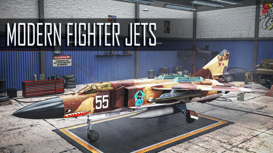 Jet Fighter: Sky Combat 3D應用截圖第2張