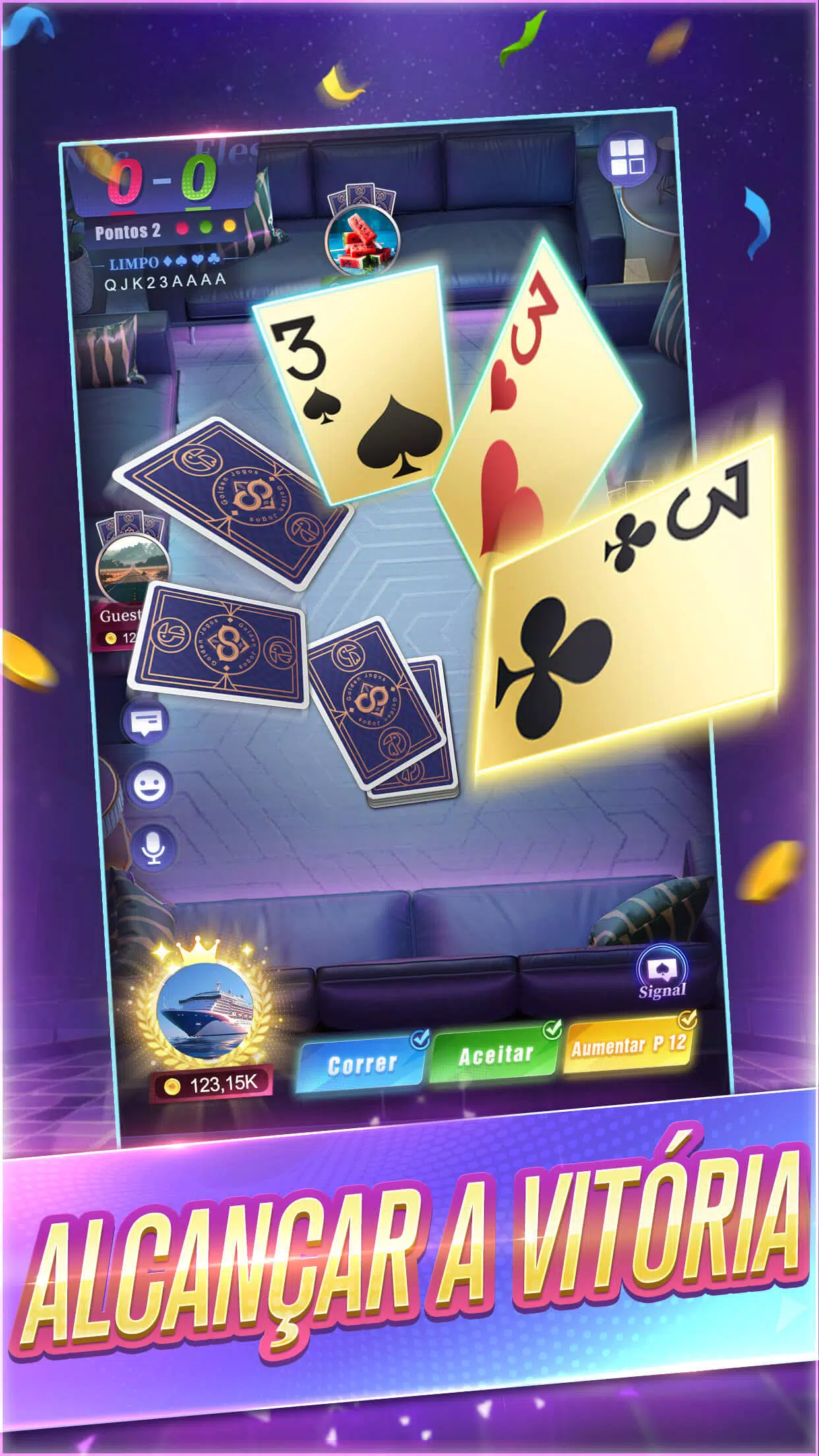Golden Truco: Domino&Buraco スクリーンショット 3