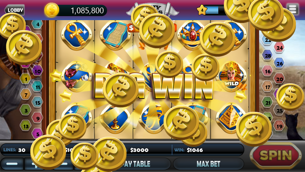 Huge Vegas Lucky Casino Slots Games ภาพหน้าจอ 1