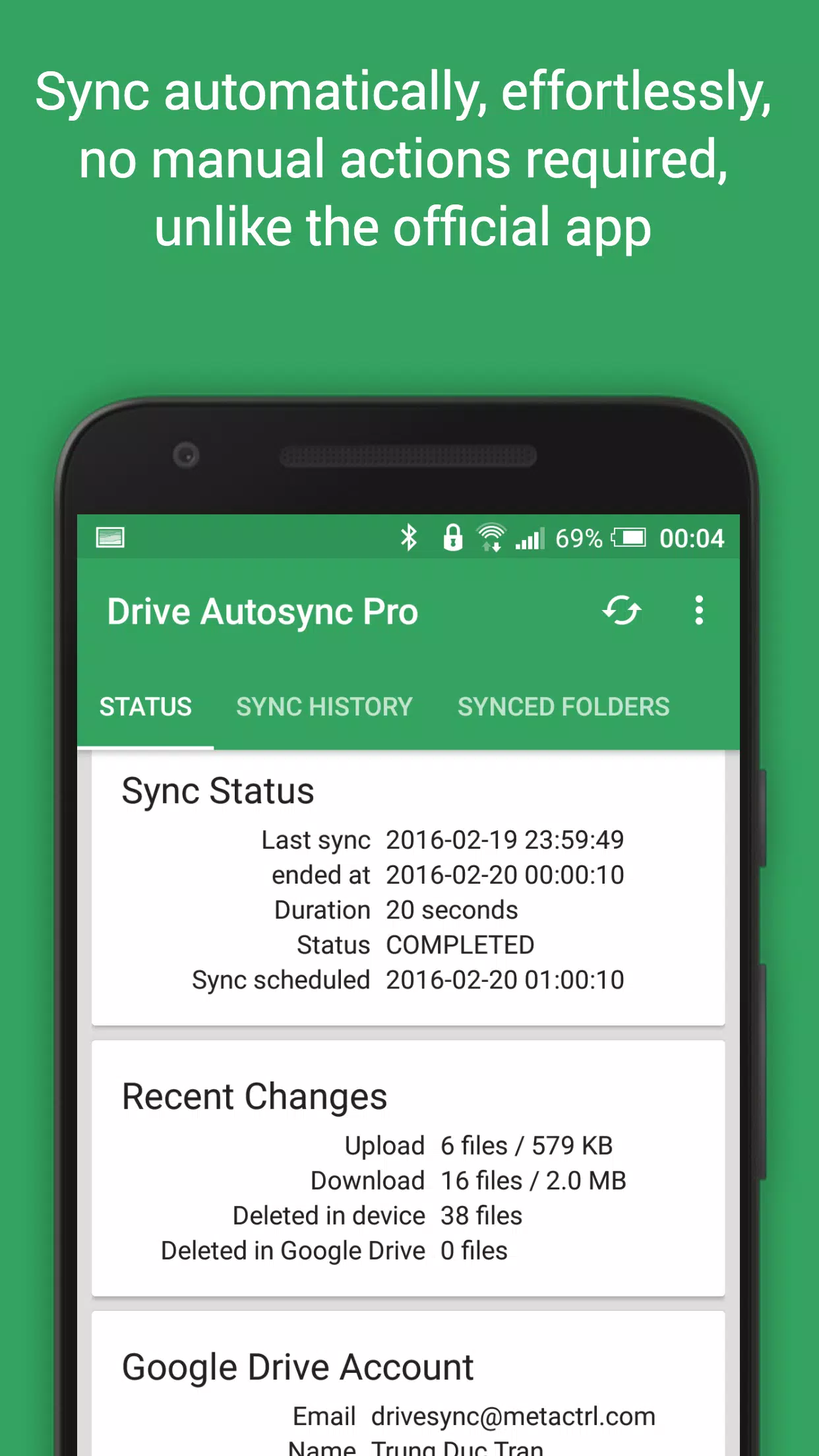 Autosync Screenshot 1
