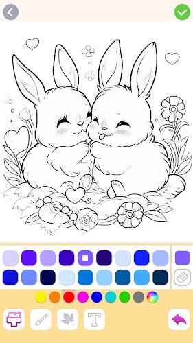 Animal coloring pages games स्क्रीनशॉट 2