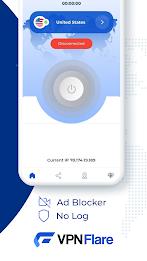 VPN FLARE - SECURE & FAST VPN スクリーンショット 1