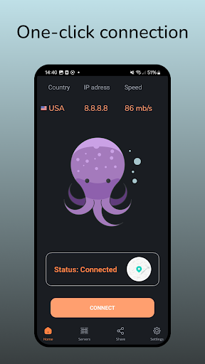 Schermata Octopus VPN & Proxy 0