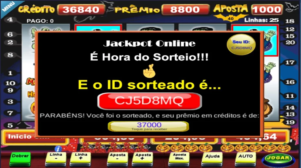 Halloween Caça Niquel Slot Zrzut ekranu 1