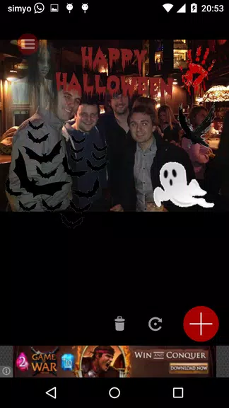 Schermata Halloween Photo stickers 0