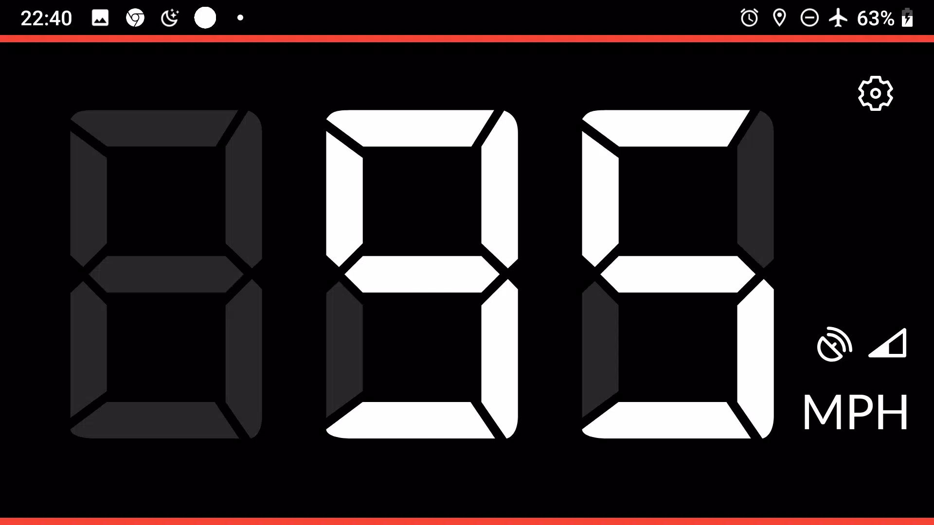 GPS Speedometer Captura de tela 1