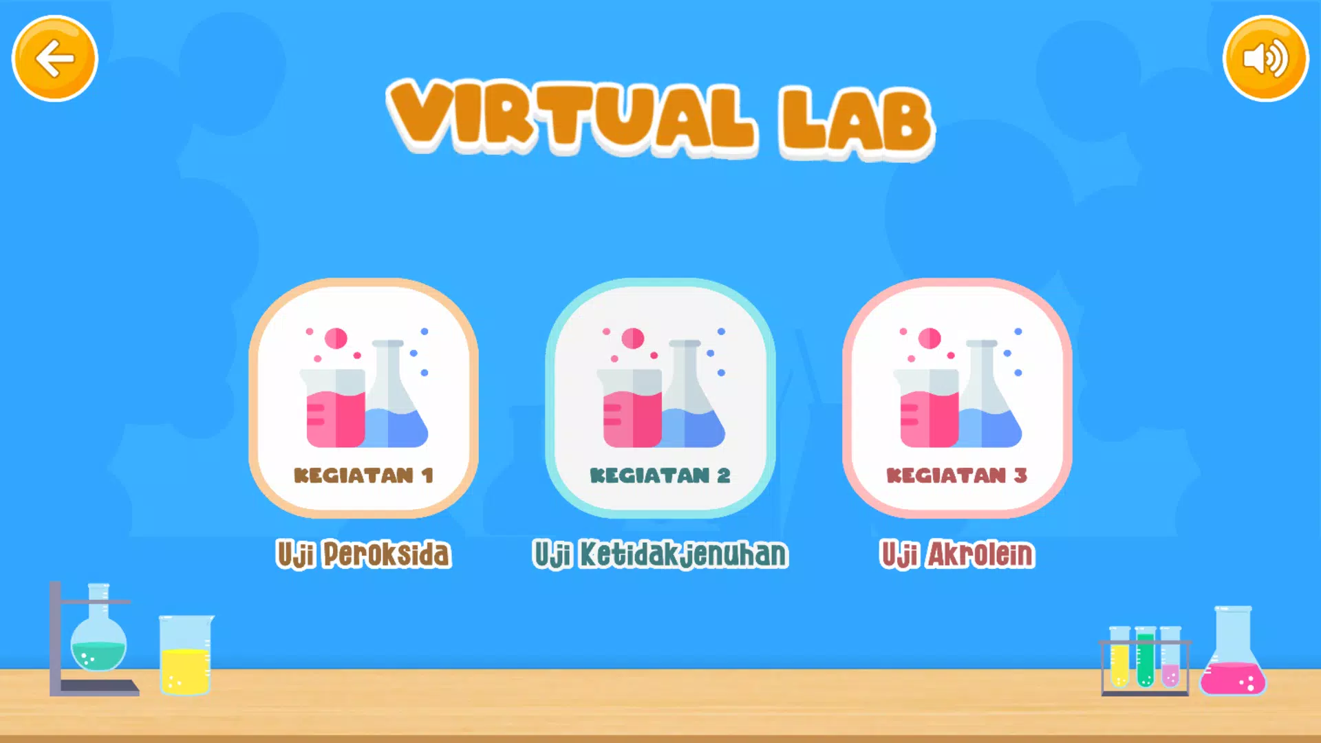 Virtual Lab Reaksi Lemak Screenshot 3