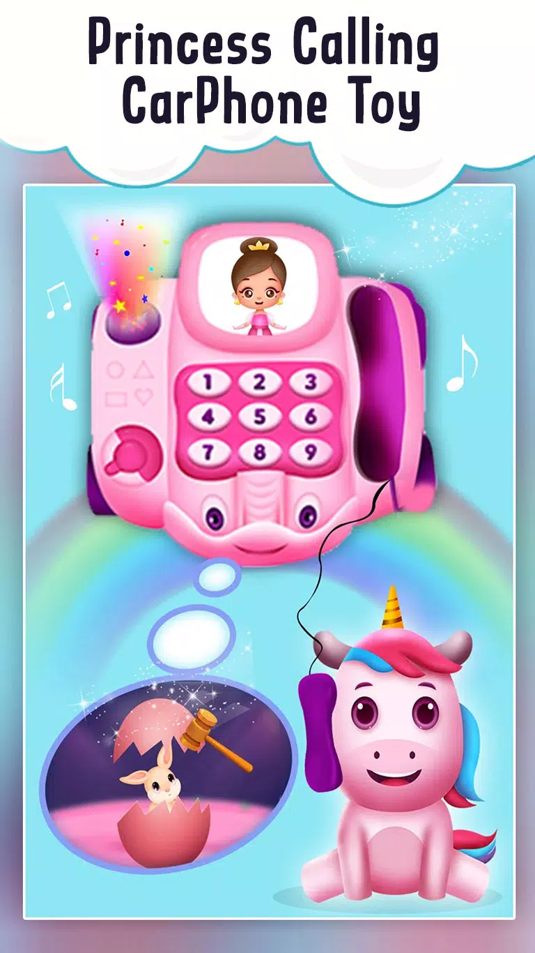 Baby Princess Car phone Toy Zrzut ekranu 0