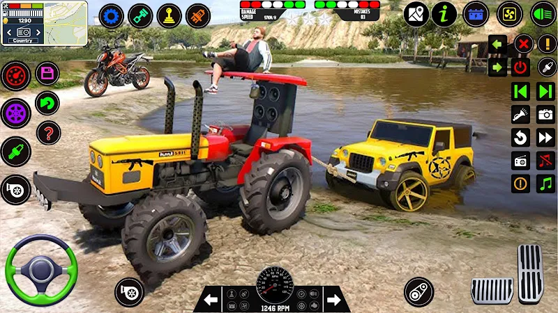 Tractor Driving Tractor Games Tangkapan skrin 2