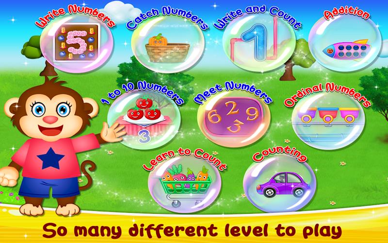 Baby Numbers Learning Game Скриншот 1