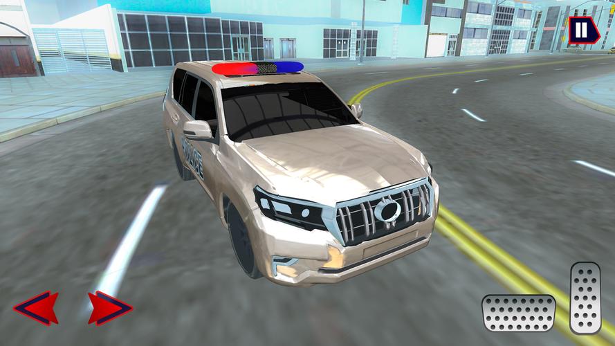 US Police Prado: City Car স্ক্রিনশট 1