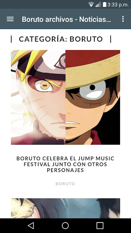 Noticias Anime ภาพหน้าจอ 0