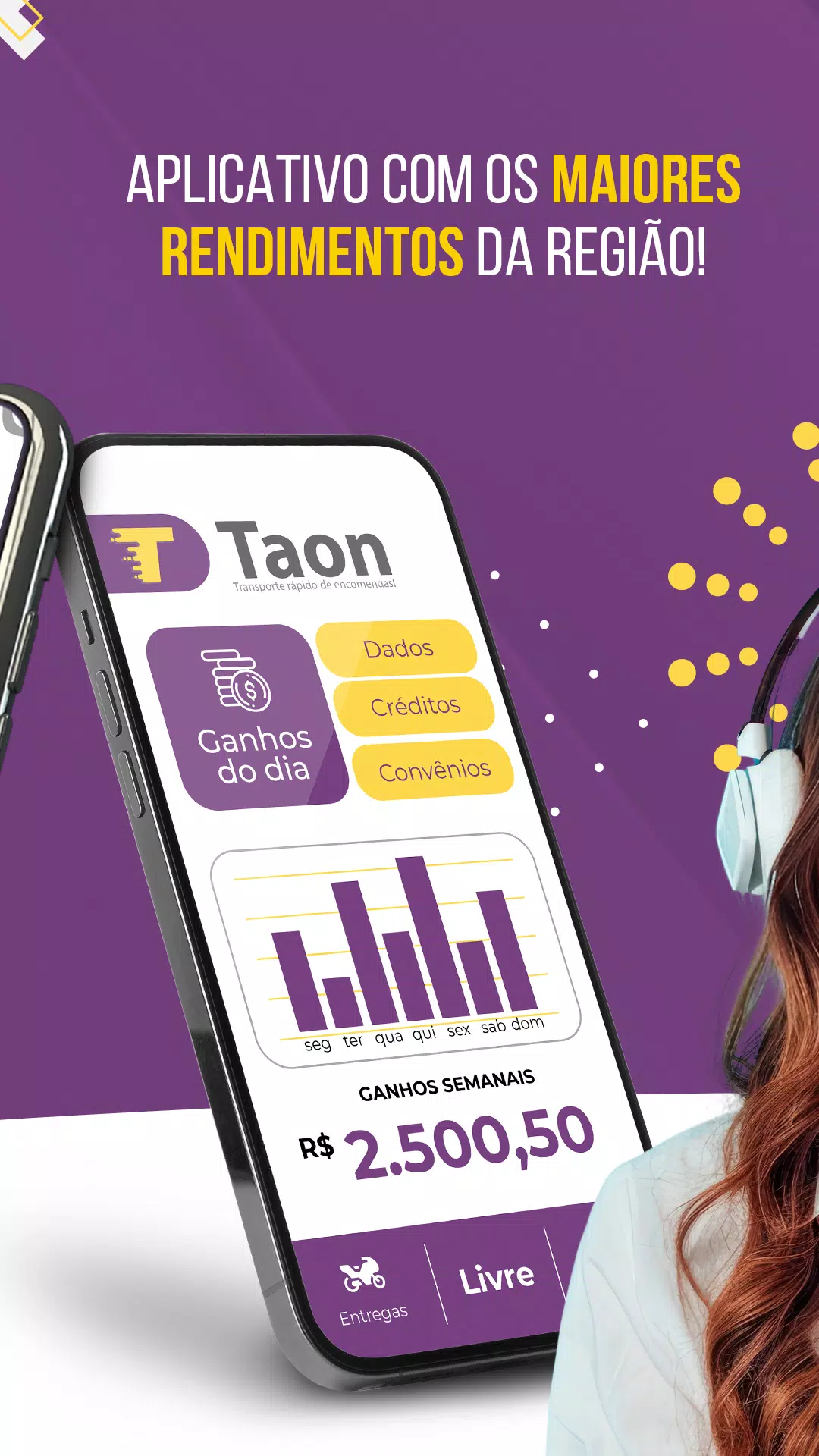 Taon Delivery para Entregador স্ক্রিনশট 3