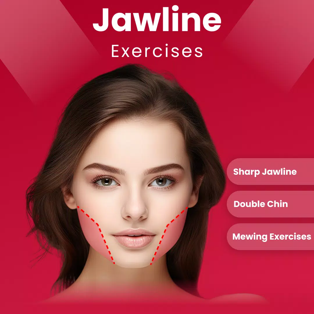 Jawline Exercises & Mewing স্ক্রিনশট 0