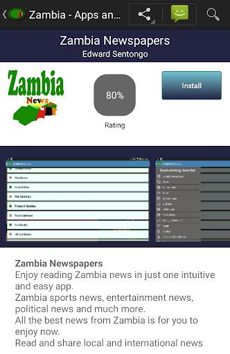 Zambia apps Captura de pantalla 1