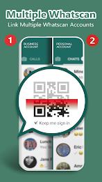 Chat Cloner Whatscan QR Lite Ảnh chụp màn hình 1