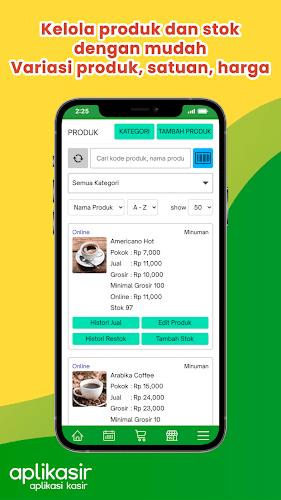 Kasir POS Aplikasir Capture d'écran 3